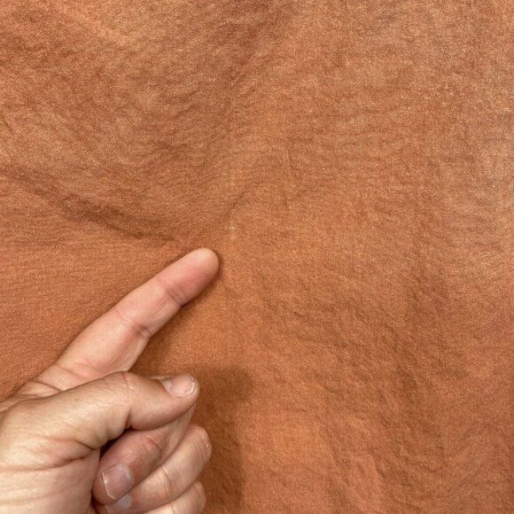 Bimini Bay Outfitters Button Down Shirt Mens XL Orange/Red Hiking Outdoors - Picture 10 of 13